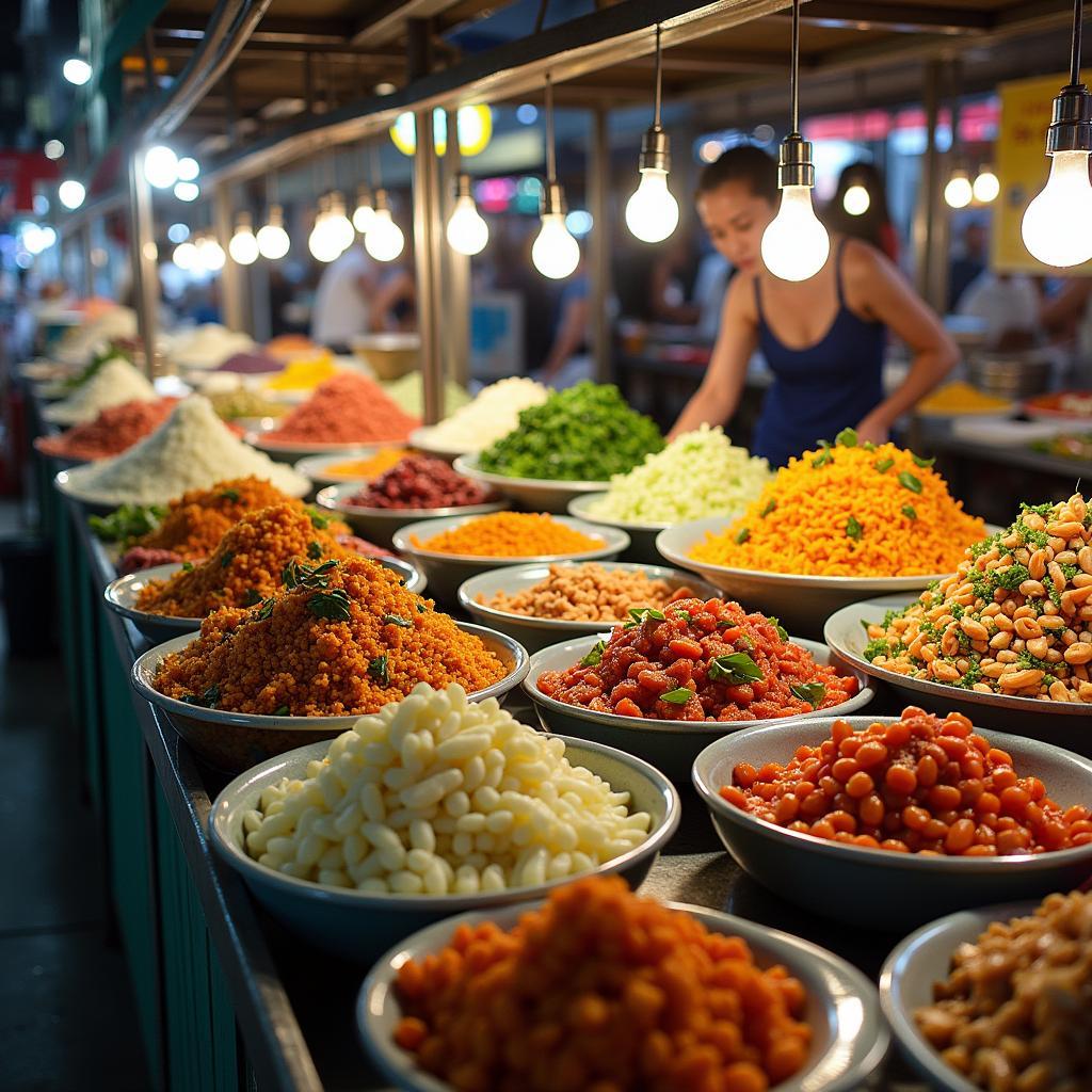 Món ngon ẩm thực đường phố tại Chợ Bà Tư Sài Gòn hấp dẫn
